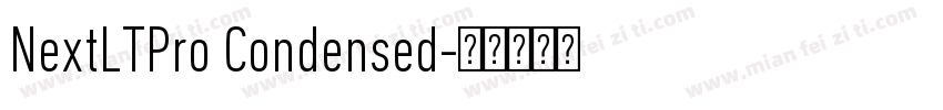 NextLTPro Condensed字体转换